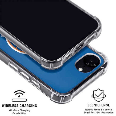 NHL New York Islanders Solid Background iPhone 16e Clear Case